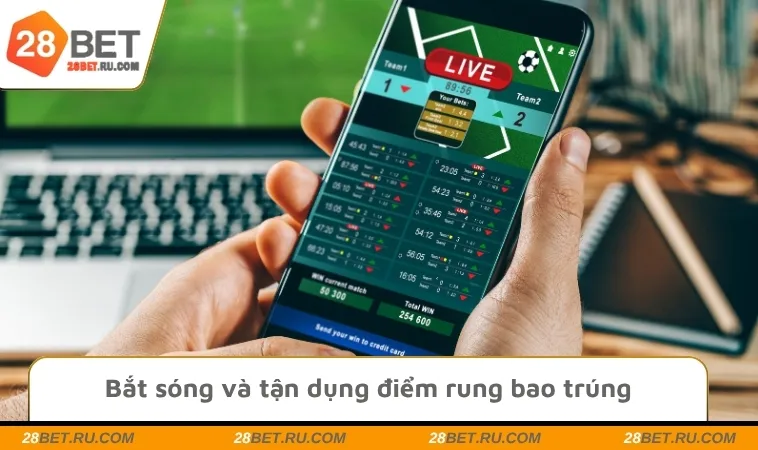 Bắt sóng và tận dụng điểm rung bao trúng