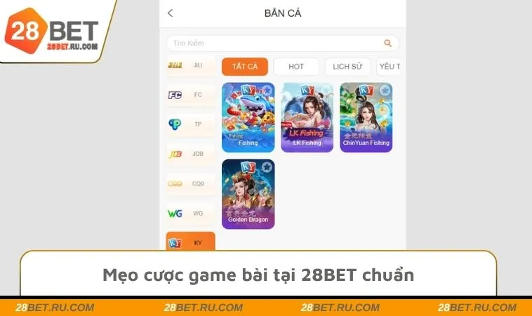 28BET giới thiệu các bí kíp săn ngư từ cao thủ